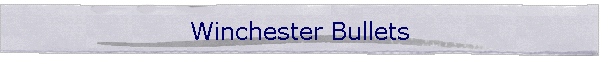 Winchester Bullets